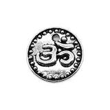100pcs 15mm Double Sided Om Pendant Charm Jewelry Making Antique