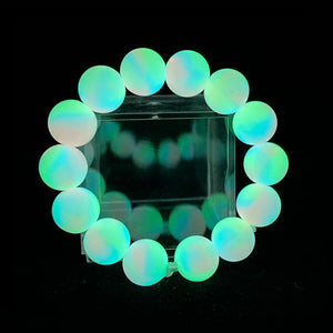 100pcs 15mm Luminous Neon Silicone Beads Glow In The Dark Baby Teething DIY