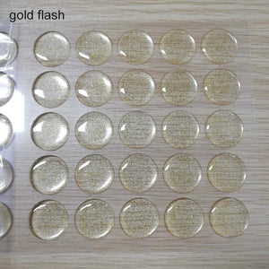 100pcs Round Epoxy Adhesive Stickers Bottle Cap Crafting DIY