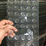 100pcs Round Epoxy Adhesive Stickers Bottle Cap Crafting DIY