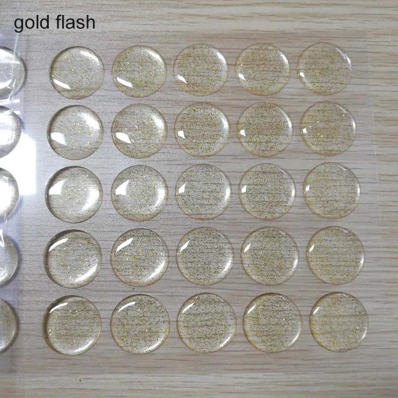 100pcs Round Epoxy Adhesive Stickers Bottle Cap Crafting DIY