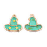 100pcs Halloween Magic Hat Drops Oil Pendant