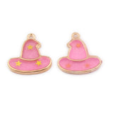 100pcs Halloween Magic Hat Drops Oil Pendant
