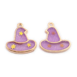 100pcs Halloween Magic Hat Drops Oil Pendant