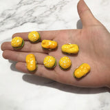 100pcs Simulation Hamburger Charms for DIY Hair Accessories Key Chain Pendant
