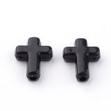 100pcs 16mm Opaque Cross Acrylic Beads for DIY Jewelry Making