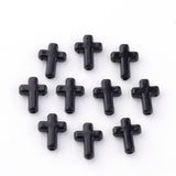 100pcs 16mm Opaque Cross Acrylic Beads for DIY Jewelry Making
