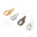 100pcs 16mm Silver Bronze Lobster Clasp DIY Jewelry Findings
