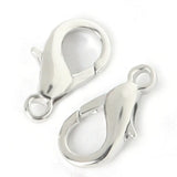 100pcs 16mm Silver Bronze Lobster Clasp DIY Jewelry Findings