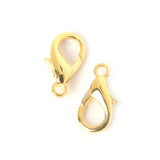 100pcs 16mm Silver Bronze Lobster Clasp DIY Jewelry Findings