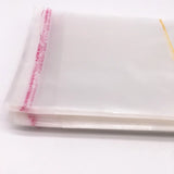 100pcs 16x20cm Resealable Poly Bag Self Adhesive Seal