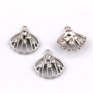 100pcs 18*16mm Shell Pendant for Bracelet Necklace Jewelry