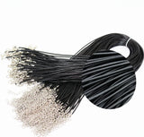 100pcs 18'' 1.5mm Wax Cord DIY Jewelry