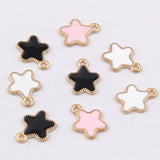 100pcs KC Golden Pentagram Drops Pendant DIY Alloy Jewelry Accessories