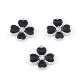 100pcs Four-leaf Clover Alloy Pendant DIY Jewelry Accessories