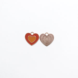 100pcs 19*20mm Little Hearts Alloy Pendant DIY Jewelry Accessories