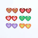 100pcs 19*20mm Little Hearts Alloy Pendant DIY Jewelry Accessories
