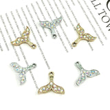 100pcs Mermaid Tail Alloy Pendants for DIY Bracelet Necklace