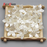 100pcs 19mm Flower Shape Acrylic Loose Beads DIY Necklace Bracelet Spacer Beads