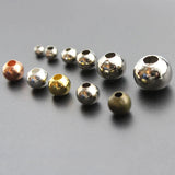 100pcs Metal Round Spacer Beads for Jewelry Making