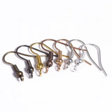 100pcs Bronze Ear Hooks Earrings Clasps 20*17mm