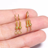 100pcs Bronze Ear Hooks Earrings Clasps 20*17mm