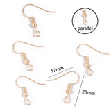 100pcs Bronze Ear Hooks Earrings Clasps 20*17mm