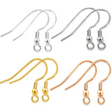 100pcs Bronze Ear Hooks Earrings Clasps 20*17mm