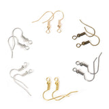 100pcs Bronze Ear Hooks Earrings Clasps 20*17mm