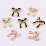 100pcs Bow Charm Pendant for DIY Jewelry Making