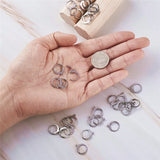 100pcs 201 Stainless Steel Earring Hooks for DIY Jewelry Making