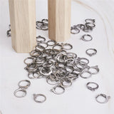100pcs 201 Stainless Steel Earring Hooks for DIY Jewelry Making