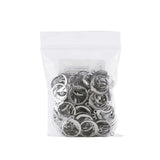 100pcs 201 Stainless Steel Earring Hooks for DIY Jewelry Making