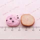 100pcs 20mm Resin Chocolate Cookies Charms Pendants DIY Keychain Earrings