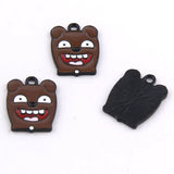 100pcs Anime Puppy Pendant Drop Oil Alloy Jewelry Accessories