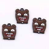 100pcs Anime Puppy Pendant Drop Oil Alloy Jewelry Accessories