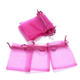 100pcs Organza Bags 22 Colors Jewelry Packaging Display Pouches