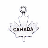 100pcs Canada Maple Leaf Charm Pendant DIY Jewelry Findings