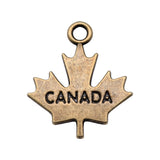 100pcs Canada Maple Leaf Charm Pendant DIY Jewelry Findings