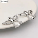 100pcs Angel Charms Pendant Antique Silver Jewelry Findings