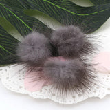 100pcs Mink Pompoms Fur Balls for Sewing On DIY Jewelry Accessories