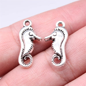 100pcs Hippocampus Pendant for Jewelry Making