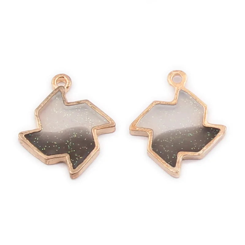 100pcs 24*18mm Pinwheel Alloy Child Jewelry Accessories