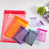 100pcs 24 Colors Organza Jewelry Bags 7x9 9X12 11x16 13x18cm