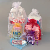 100pcs 24 Colors Organza Jewelry Bags 7x9 9X12 11x16 13x18cm