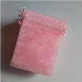 100pcs 24 Colors 20x30cm Organza Bag Christmas Wedding Gift Bags