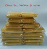 100pcs 24 Colors 20x30cm Organza Bag Christmas Wedding Gift Bags