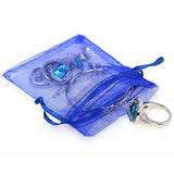 100pcs 24 Colors Tulle Gift Organza Bag 9x12cm Jewelry Packaging
