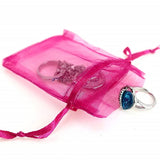 100pcs 24 Colors Tulle Gift Organza Bag 9x12cm Jewelry Packaging