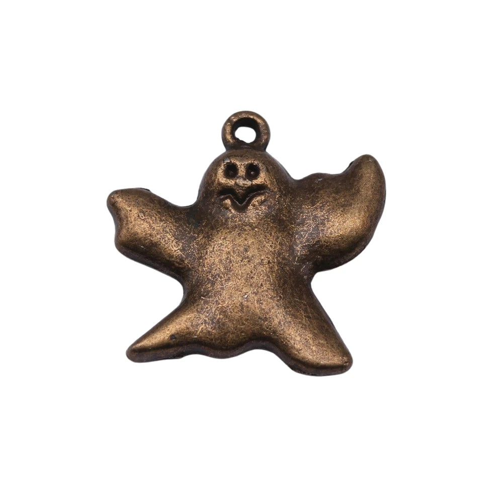 100pcs Halloween Ghost Charm Jewelry Findings